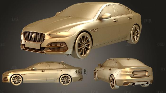 Jaguar XE 2020 stl model for CNC